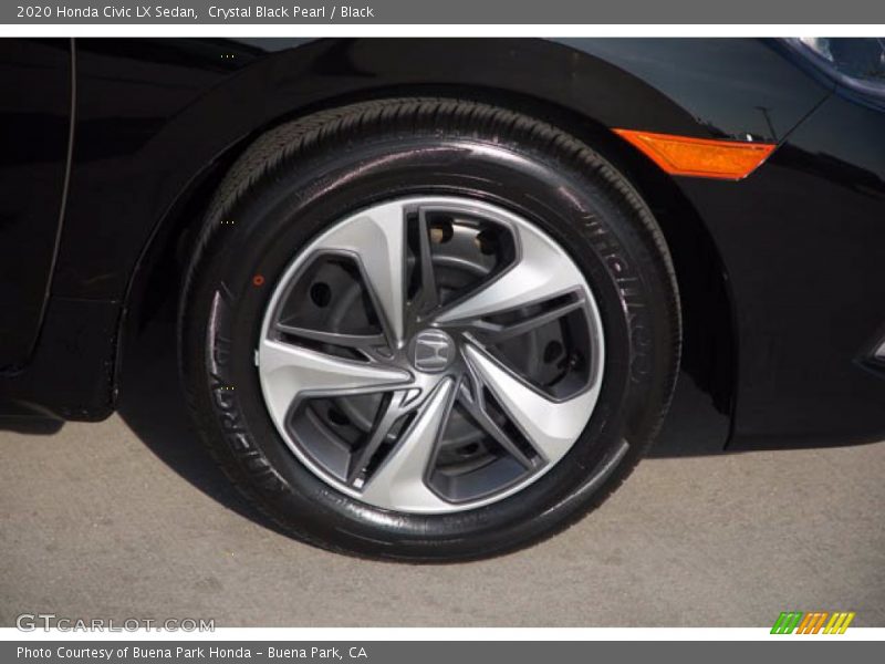 Crystal Black Pearl / Black 2020 Honda Civic LX Sedan