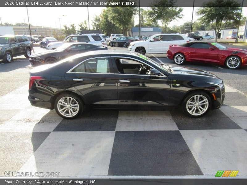 Dark Moon Metallic / Whisper Beige/Jet Black 2020 Cadillac CT4 Luxury