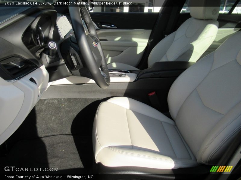 Dark Moon Metallic / Whisper Beige/Jet Black 2020 Cadillac CT4 Luxury