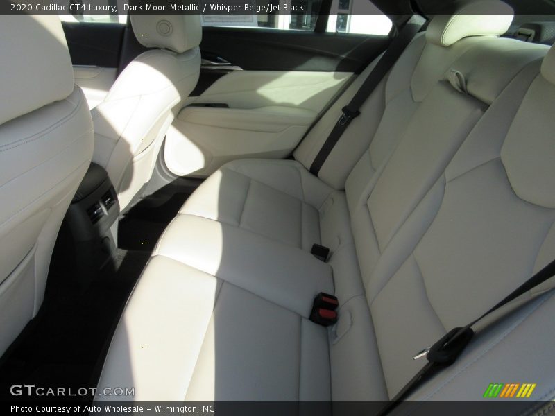 Dark Moon Metallic / Whisper Beige/Jet Black 2020 Cadillac CT4 Luxury