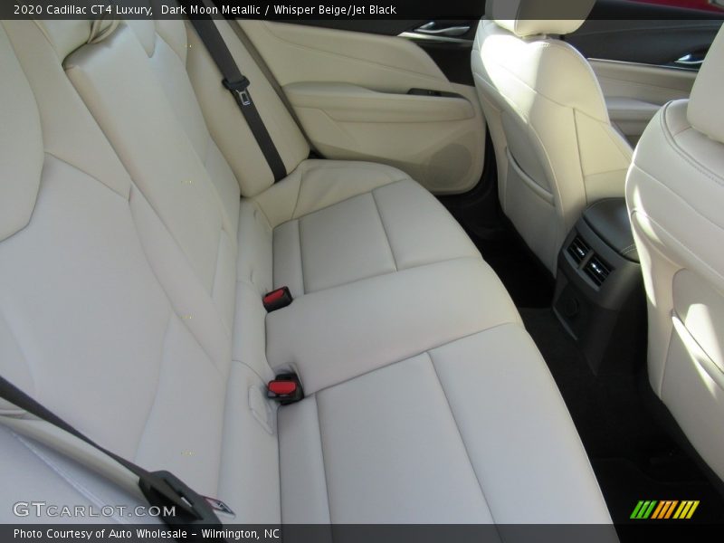 Dark Moon Metallic / Whisper Beige/Jet Black 2020 Cadillac CT4 Luxury
