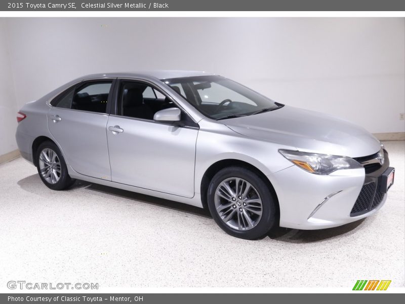 Celestial Silver Metallic / Black 2015 Toyota Camry SE