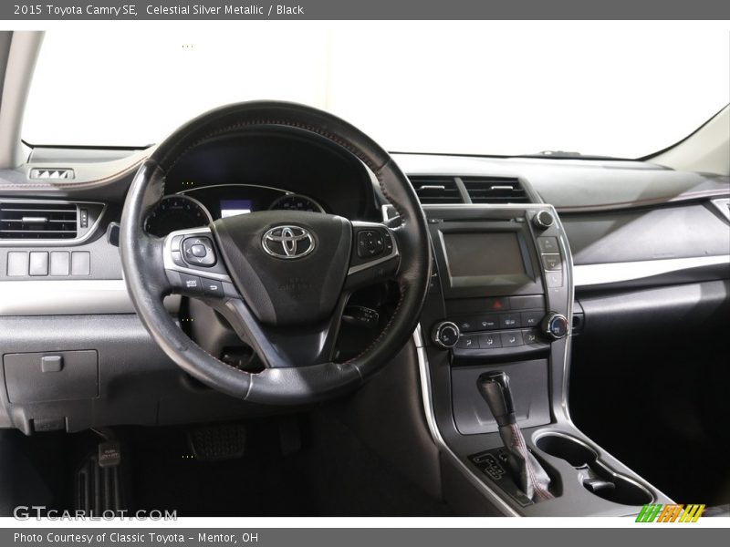 Celestial Silver Metallic / Black 2015 Toyota Camry SE