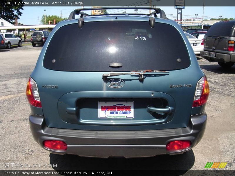 Arctic Blue / Beige 2003 Hyundai Santa Fe I4