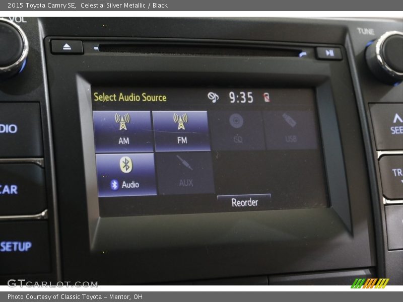 Celestial Silver Metallic / Black 2015 Toyota Camry SE