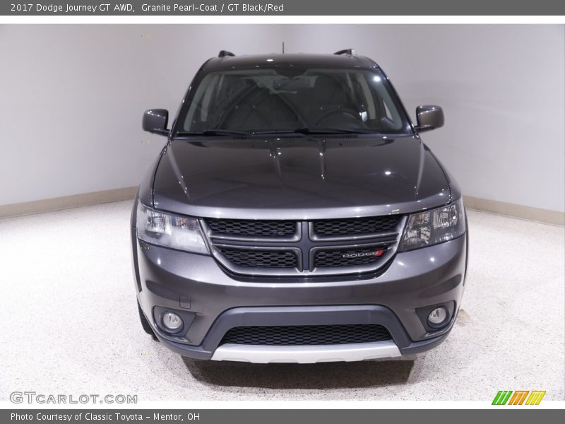 Granite Pearl-Coat / GT Black/Red 2017 Dodge Journey GT AWD
