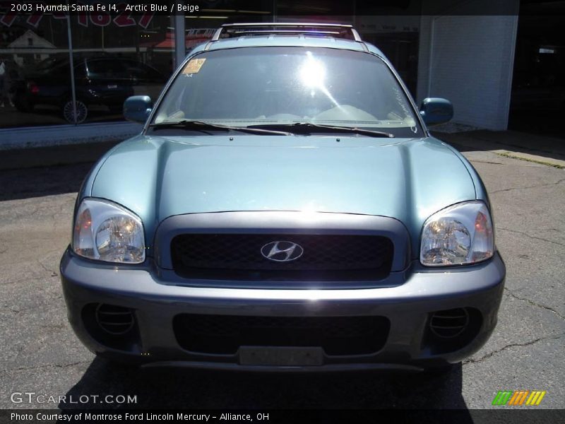 Arctic Blue / Beige 2003 Hyundai Santa Fe I4