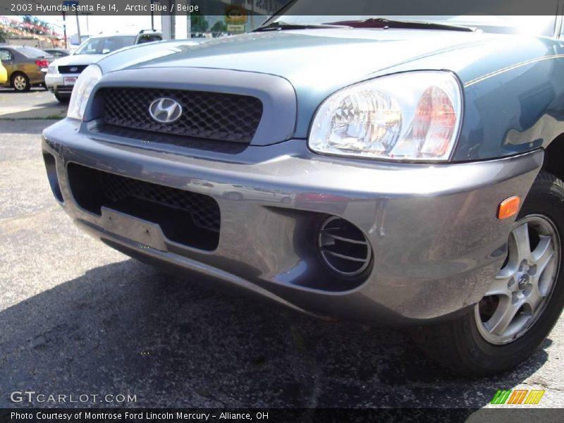Arctic Blue / Beige 2003 Hyundai Santa Fe I4