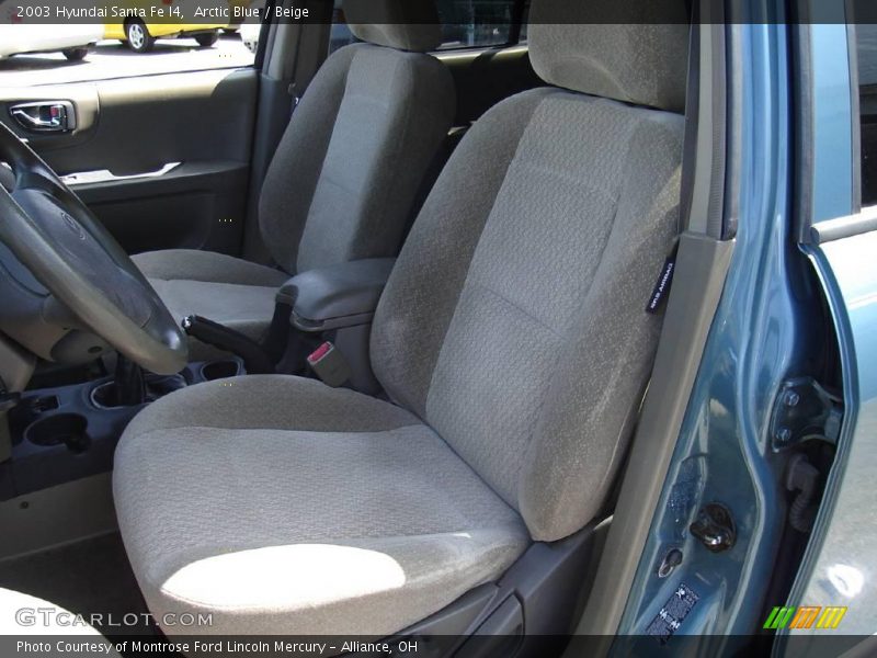 Arctic Blue / Beige 2003 Hyundai Santa Fe I4