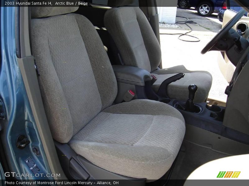 Arctic Blue / Beige 2003 Hyundai Santa Fe I4