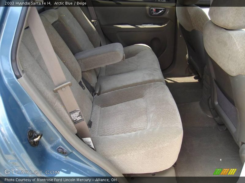 Arctic Blue / Beige 2003 Hyundai Santa Fe I4