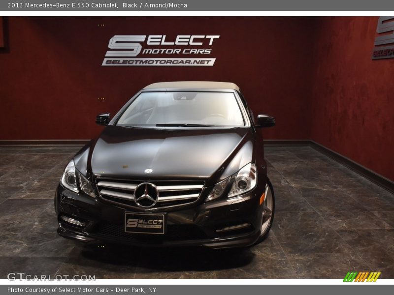 Black / Almond/Mocha 2012 Mercedes-Benz E 550 Cabriolet