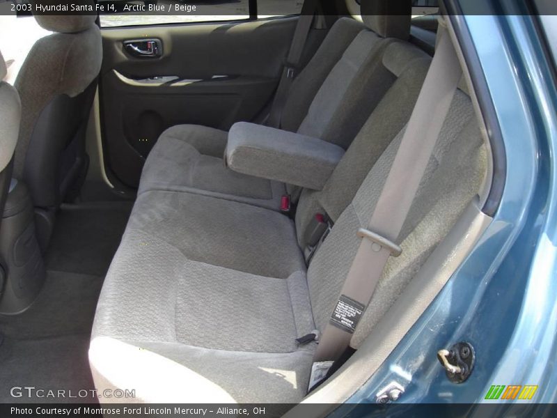 Arctic Blue / Beige 2003 Hyundai Santa Fe I4