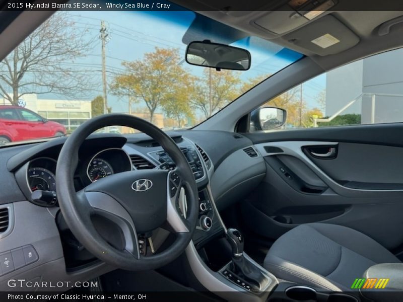 Windy Sea Blue / Gray 2015 Hyundai Elantra SE Sedan