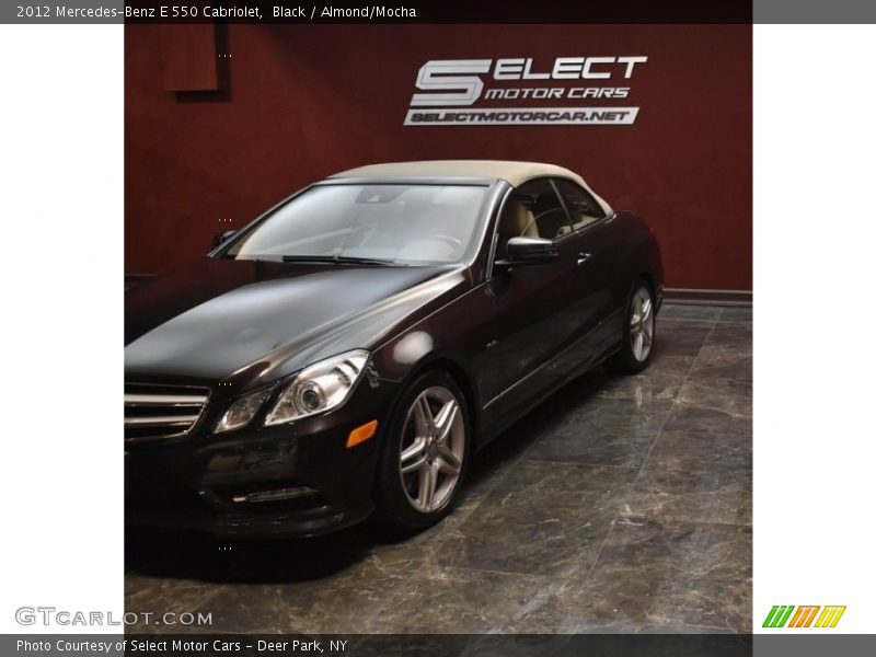 Black / Almond/Mocha 2012 Mercedes-Benz E 550 Cabriolet