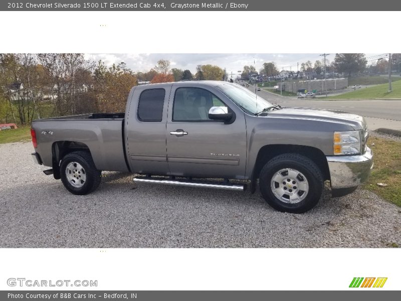 Graystone Metallic / Ebony 2012 Chevrolet Silverado 1500 LT Extended Cab 4x4