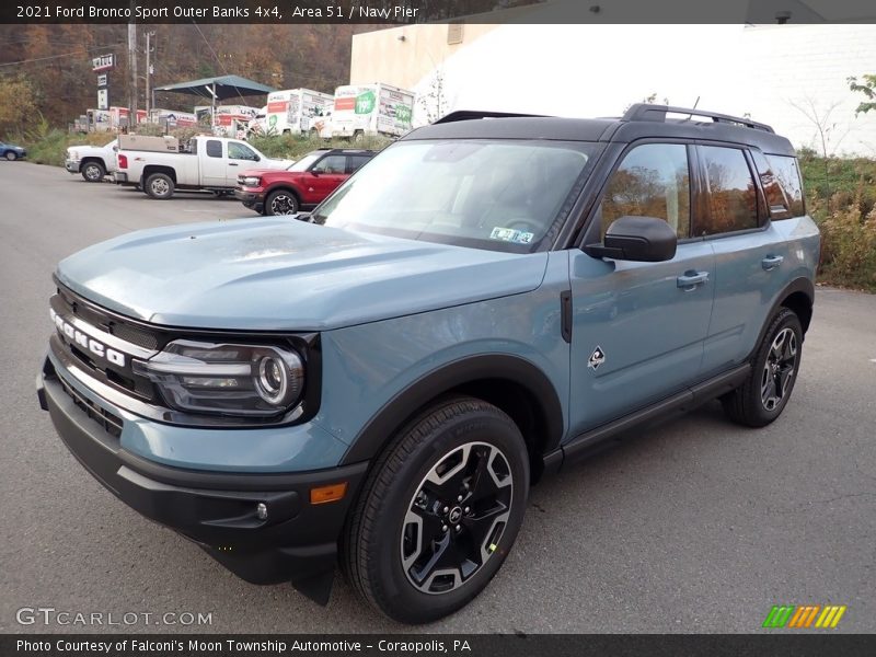 Front 3/4 View of 2021 Bronco Sport Outer Banks 4x4