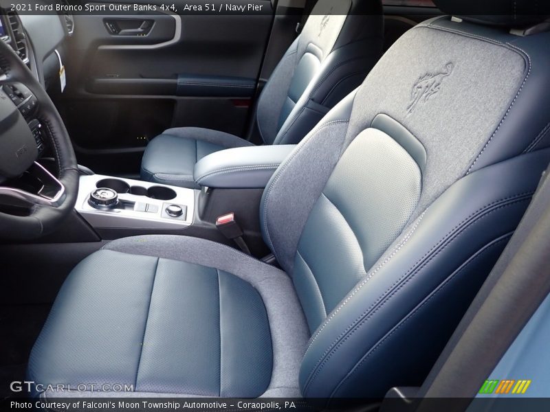 Front Seat of 2021 Bronco Sport Outer Banks 4x4