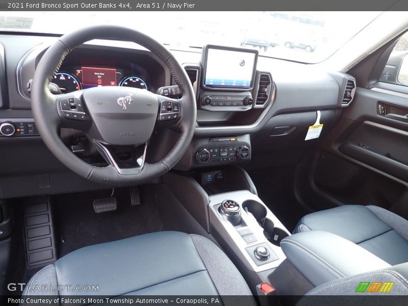  2021 Bronco Sport Outer Banks 4x4 Navy Pier Interior
