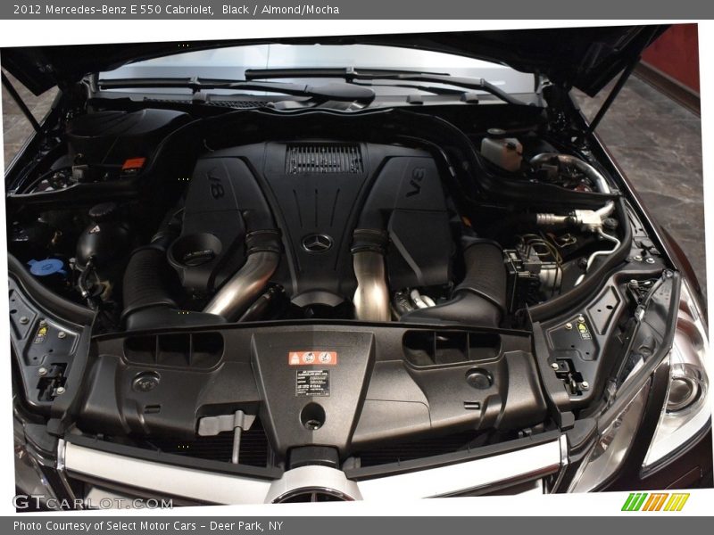 Black / Almond/Mocha 2012 Mercedes-Benz E 550 Cabriolet