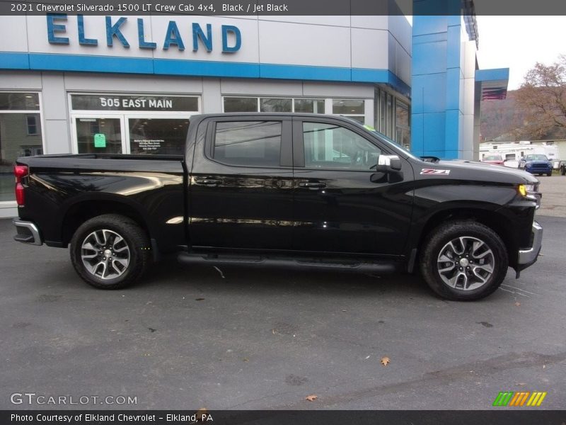 Black / Jet Black 2021 Chevrolet Silverado 1500 LT Crew Cab 4x4