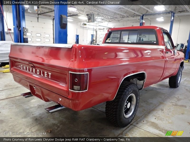  1981 C/K K10 Custom Deluxe Regular Cab 4x4 Cardinal Red