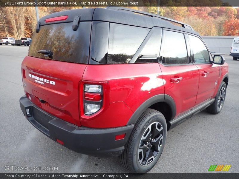 Rapid Red Metallic / Ebony/Roast 2021 Ford Bronco Sport Outer Banks 4x4