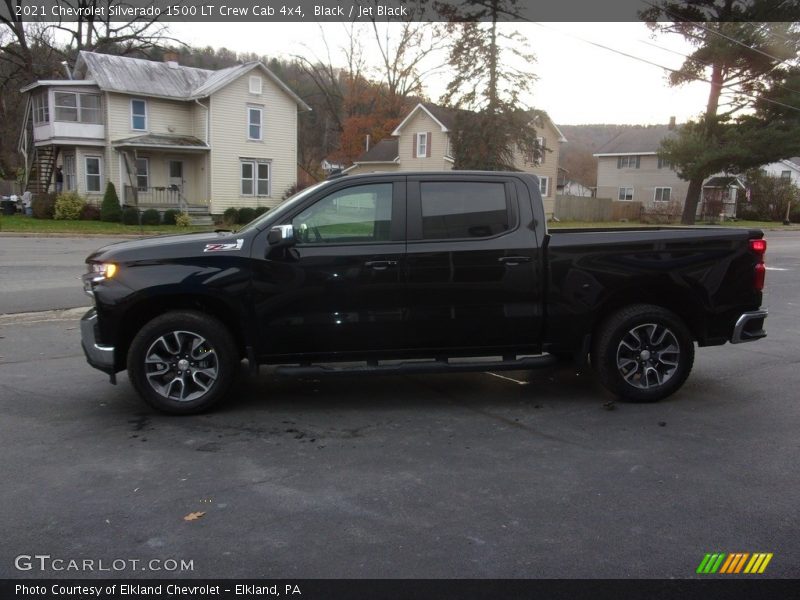 Black / Jet Black 2021 Chevrolet Silverado 1500 LT Crew Cab 4x4