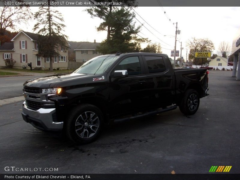 Black / Jet Black 2021 Chevrolet Silverado 1500 LT Crew Cab 4x4