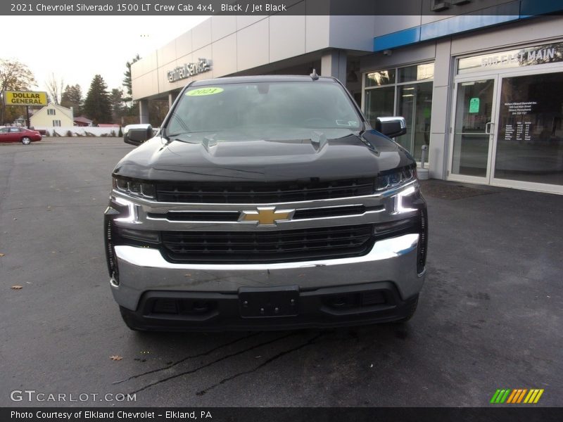 Black / Jet Black 2021 Chevrolet Silverado 1500 LT Crew Cab 4x4