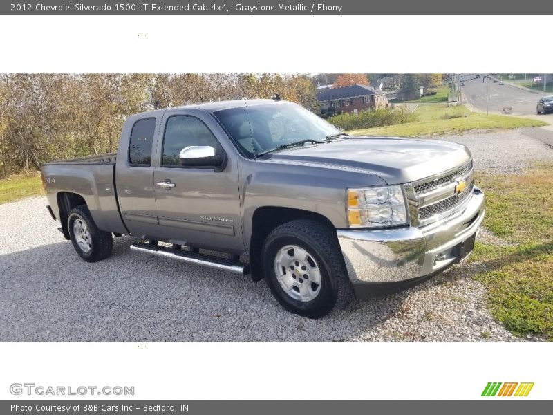 Graystone Metallic / Ebony 2012 Chevrolet Silverado 1500 LT Extended Cab 4x4