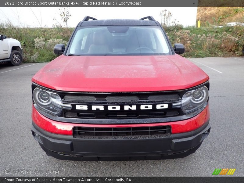 Rapid Red Metallic / Ebony/Roast 2021 Ford Bronco Sport Outer Banks 4x4