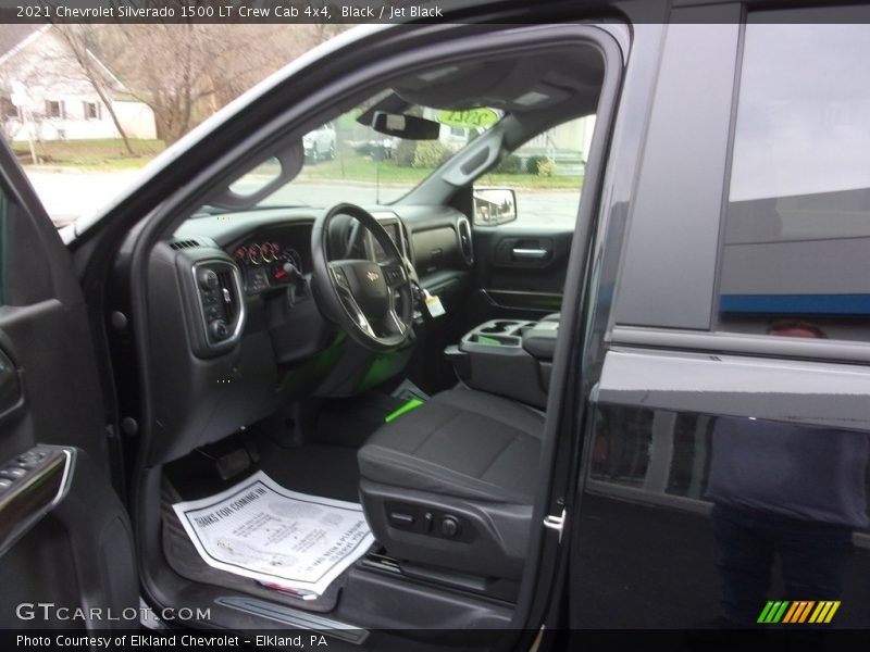 Black / Jet Black 2021 Chevrolet Silverado 1500 LT Crew Cab 4x4