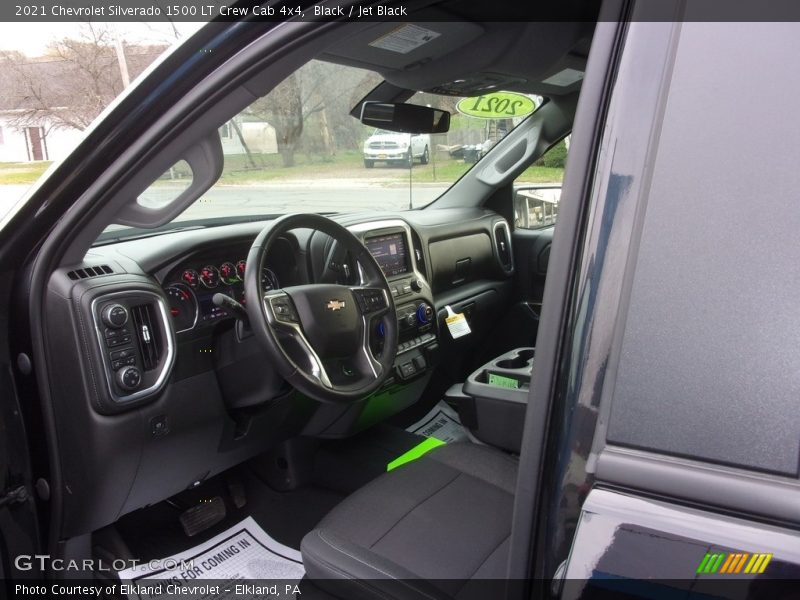 Black / Jet Black 2021 Chevrolet Silverado 1500 LT Crew Cab 4x4