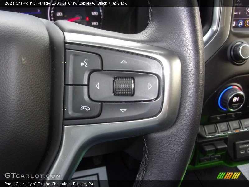 Black / Jet Black 2021 Chevrolet Silverado 1500 LT Crew Cab 4x4