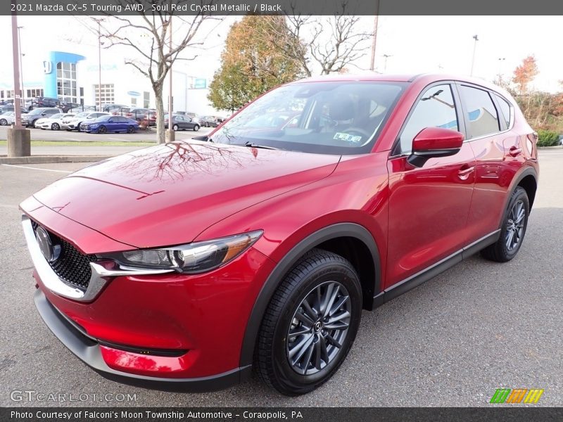 Soul Red Crystal Metallic / Black 2021 Mazda CX-5 Touring AWD