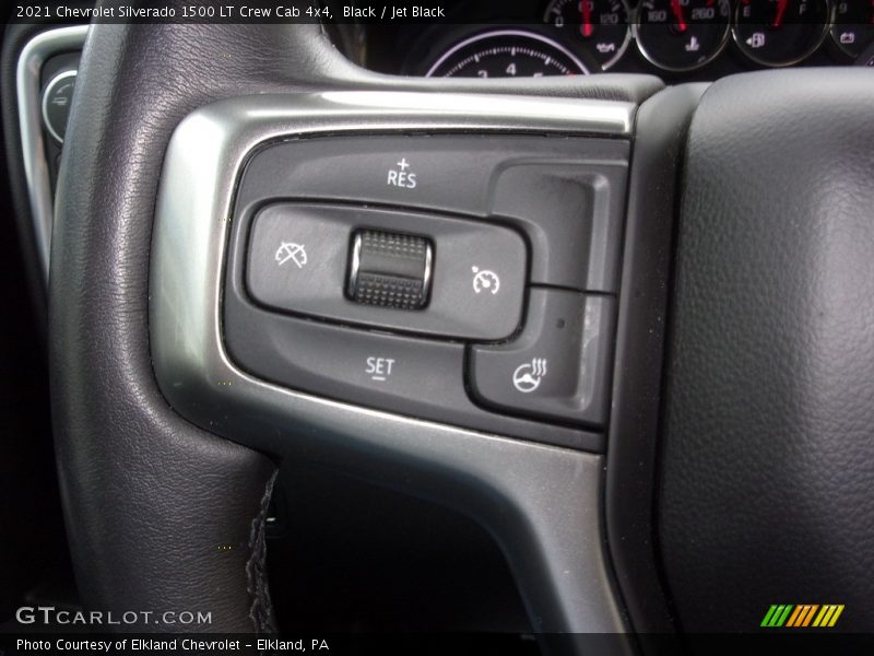 Black / Jet Black 2021 Chevrolet Silverado 1500 LT Crew Cab 4x4
