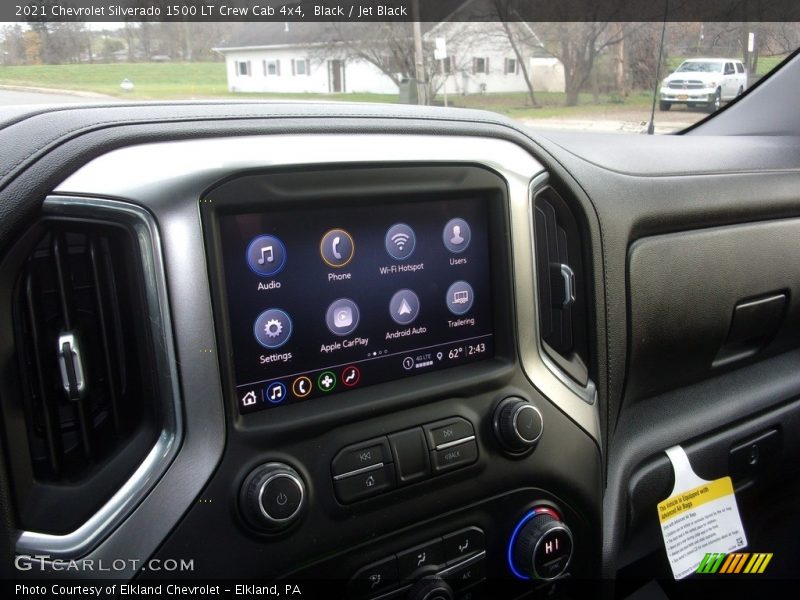Black / Jet Black 2021 Chevrolet Silverado 1500 LT Crew Cab 4x4
