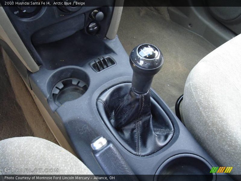 Arctic Blue / Beige 2003 Hyundai Santa Fe I4