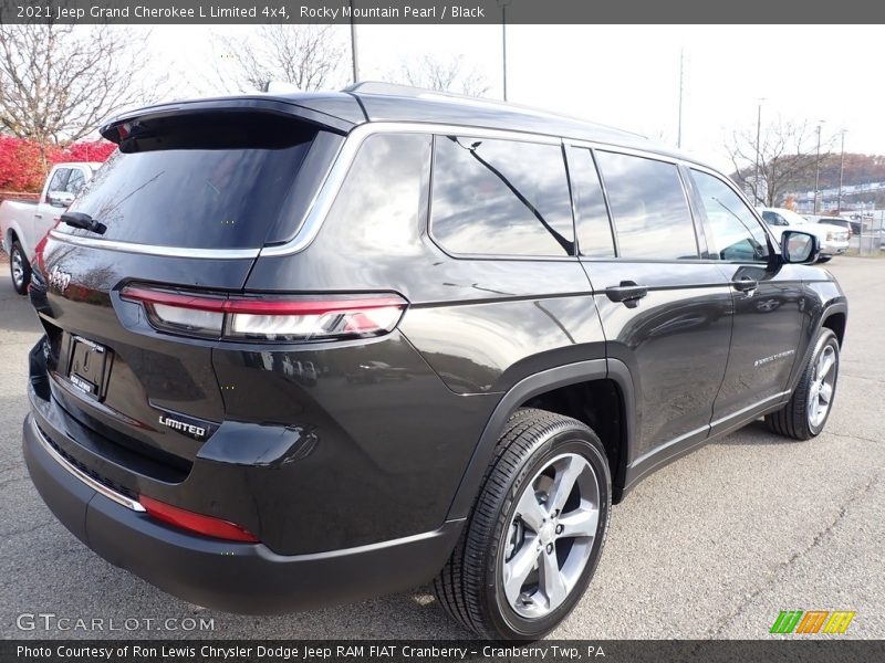 Rocky Mountain Pearl / Black 2021 Jeep Grand Cherokee L Limited 4x4