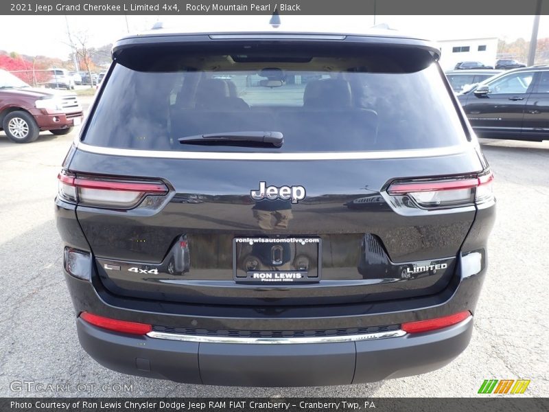 Rocky Mountain Pearl / Black 2021 Jeep Grand Cherokee L Limited 4x4