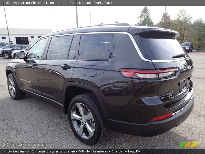 Rocky Mountain Pearl / Black 2021 Jeep Grand Cherokee L Limited 4x4