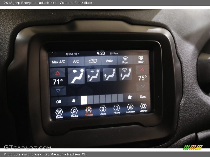 Colorado Red / Black 2018 Jeep Renegade Latitude 4x4