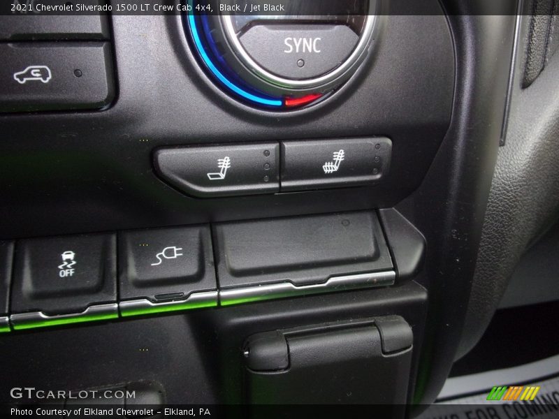 Black / Jet Black 2021 Chevrolet Silverado 1500 LT Crew Cab 4x4