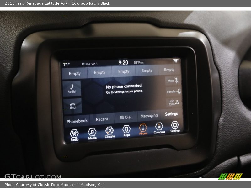 Colorado Red / Black 2018 Jeep Renegade Latitude 4x4
