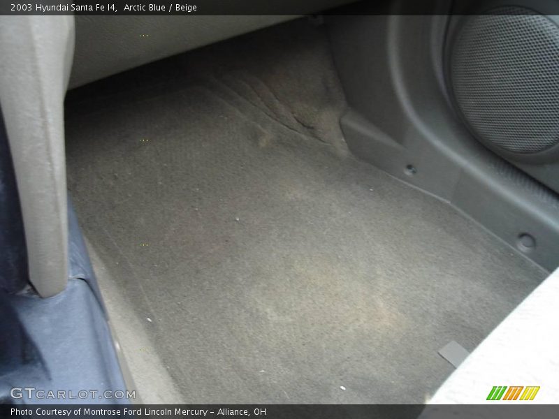 Arctic Blue / Beige 2003 Hyundai Santa Fe I4