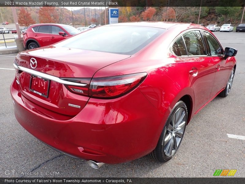 Soul Red Crystal Metallic / Black 2021 Mazda Mazda6 Touring