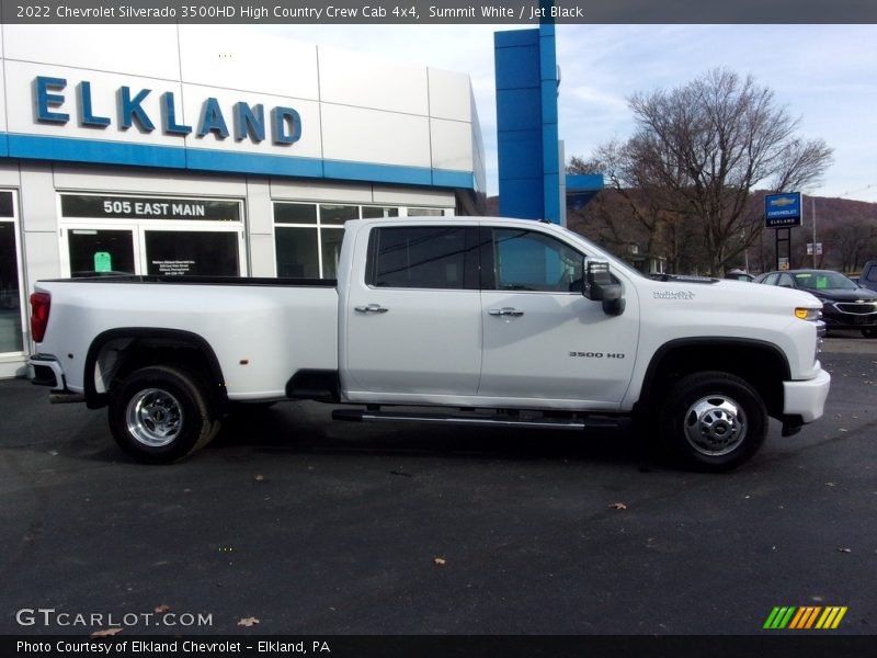 Summit White / Jet Black 2022 Chevrolet Silverado 3500HD High Country Crew Cab 4x4