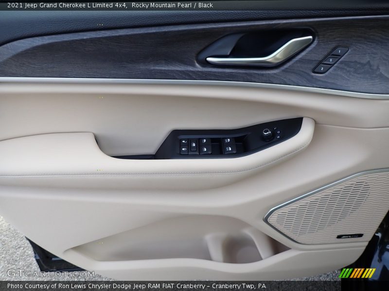 Rocky Mountain Pearl / Black 2021 Jeep Grand Cherokee L Limited 4x4