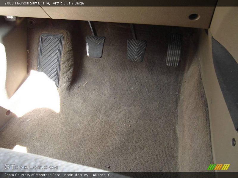 Arctic Blue / Beige 2003 Hyundai Santa Fe I4